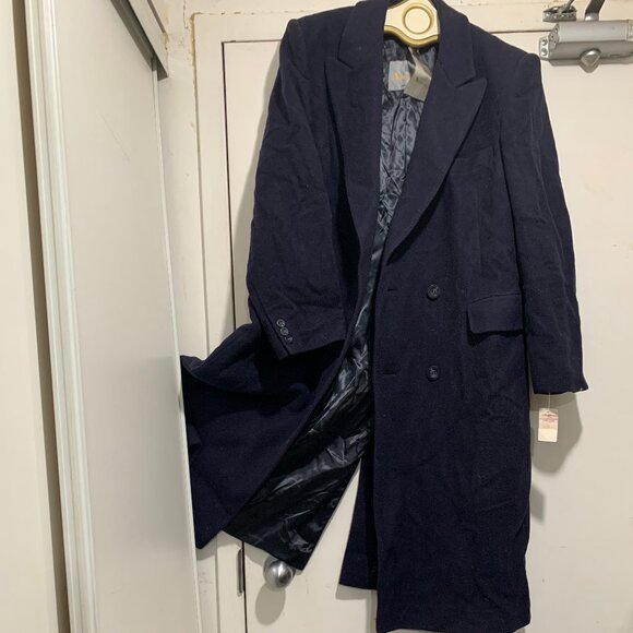 NEW VINTAGE AQUASCUTUM OF LONDON WOOL TRENCH COATS SIZE L - Picture 6 of 16
